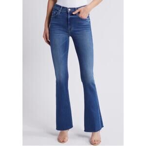 MOTHER The Weekender Fray Flare Jeans Size 26 Take It Easy
